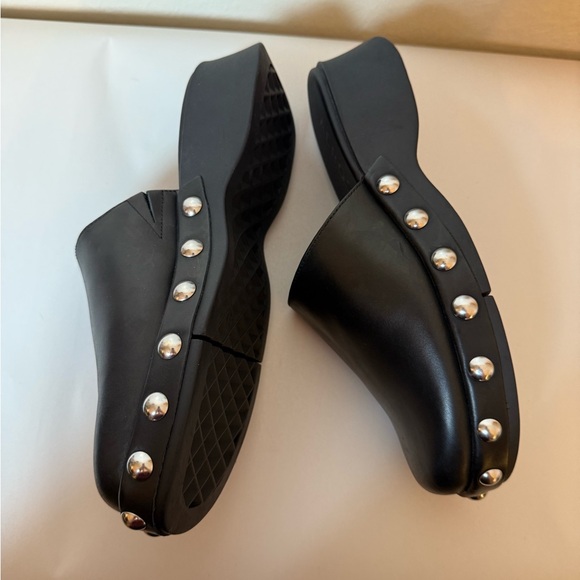 AEROSOLES Black Studded Mules - Picture 6 of 9